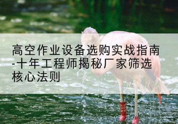 江源剪叉式升降机厂家-高空作业设备选购实战指南-十年工程师揭秘厂家筛选核心法则